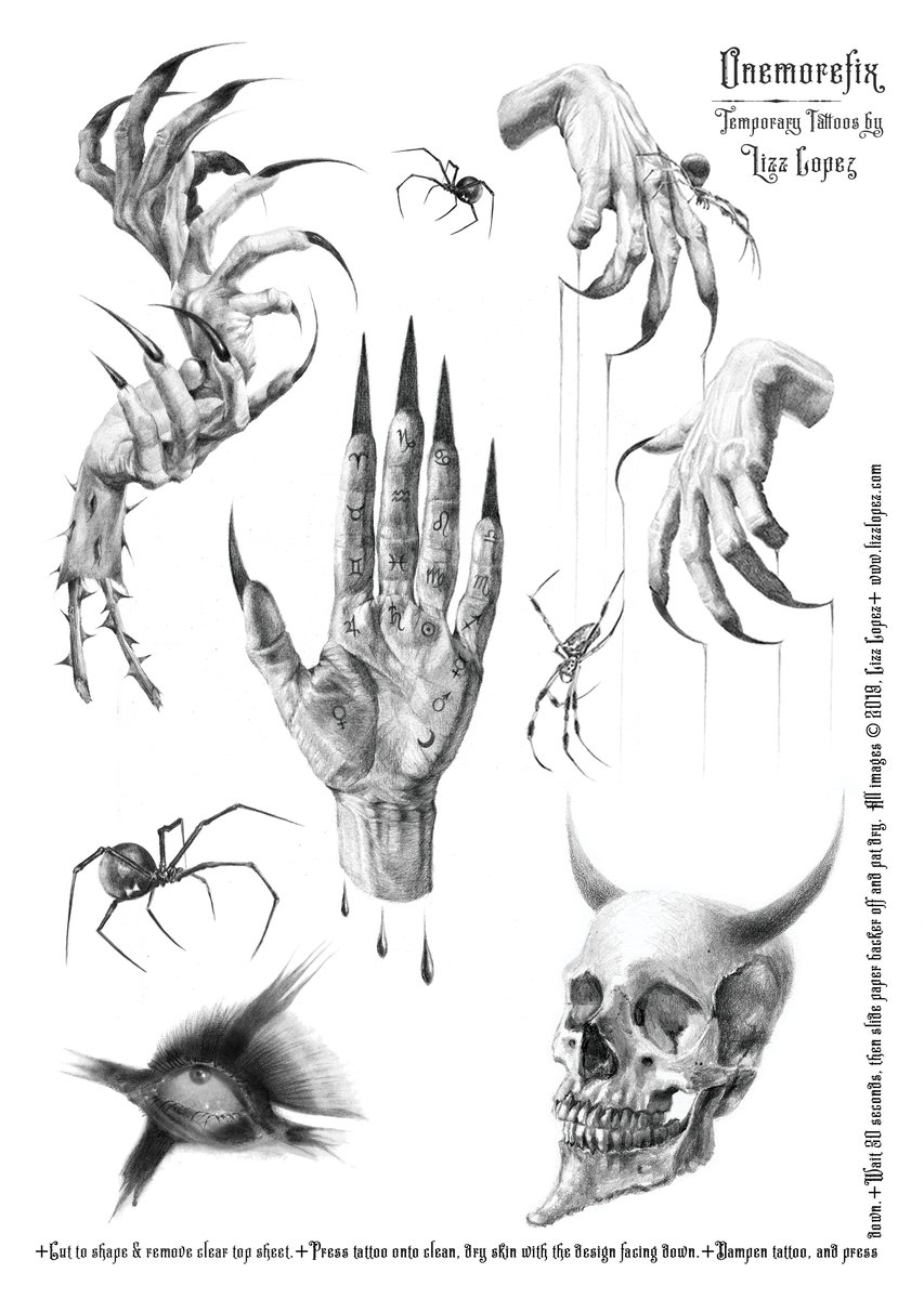 Тату эскизы рука с когтями